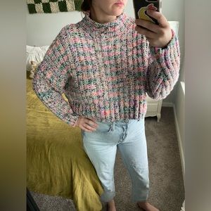 Free People Confetti Pullover Sweater M